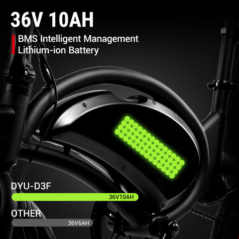 DYU D3F 14 Zoll Mini-Klapp-Elektrofahrrad DYU D3F 14 Zoll Mini-Klapp-Elektrofahrrad