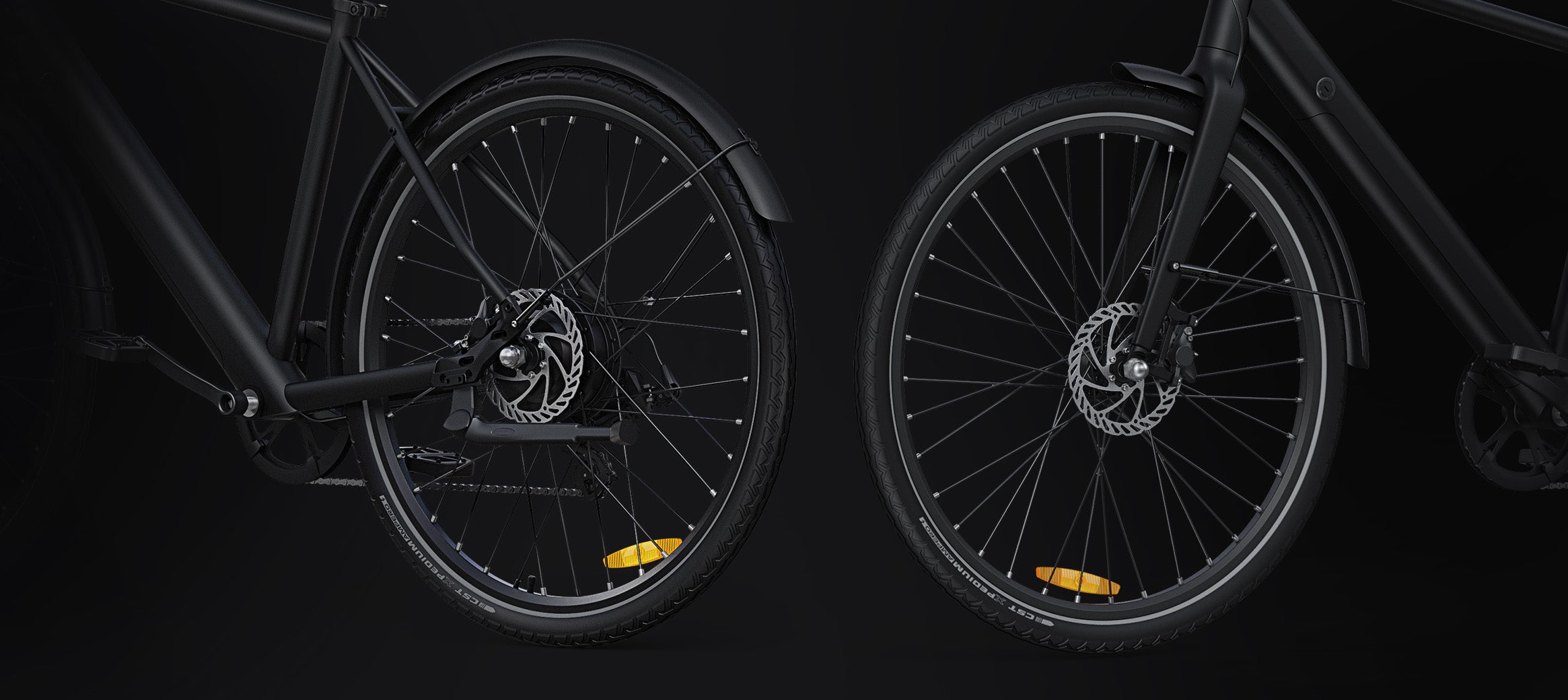 state-of-the-art dual-hydraulic (oil) disc brake system