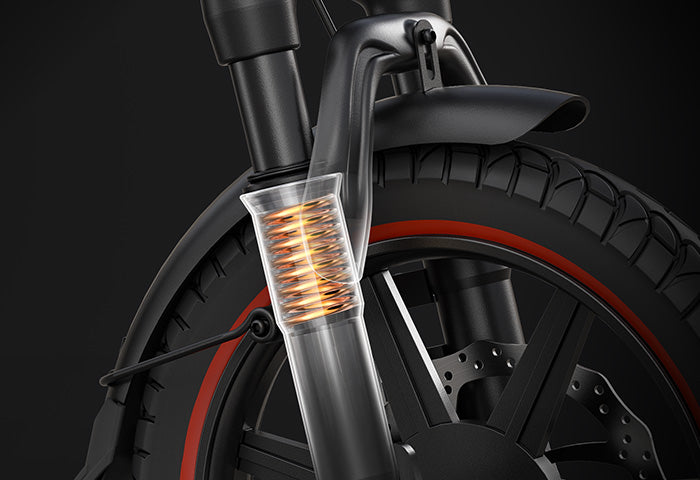 Shock Absorption Design of the DYU Electric Bike.