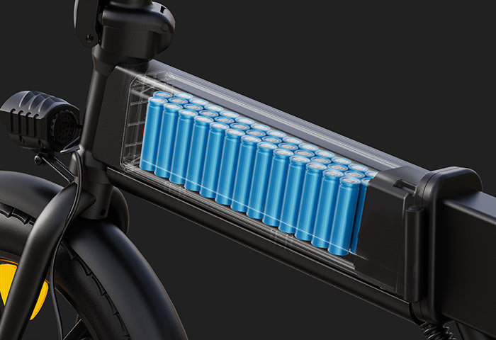 Battery Equipped in the DYU Electric Bike.