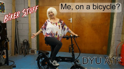 DYU A1F 16 Inch Full Folding Electric Bike influencer review