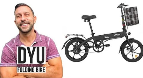 DYU A1F 16 Inch Full Folding Electric Bike influencer review