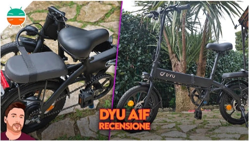 DYU A1F 16 Inch Full Folding Electric Bike influencer review