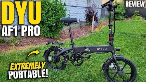 DYU A1F 16 Inch Full Folding Electric Bike influencer review