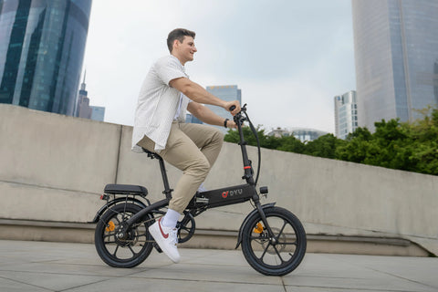 DYU A1F Pro 16 Inch Full Folding Electric Bike DYU A1F Pro 16 Inch Full Folding Electric Bike