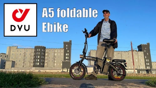 influencer Review of the A5 Full Foldable Electric Bike.