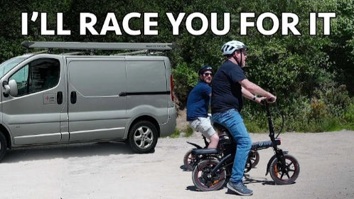 influencer Review of the A5 Full Foldable Electric Bike.