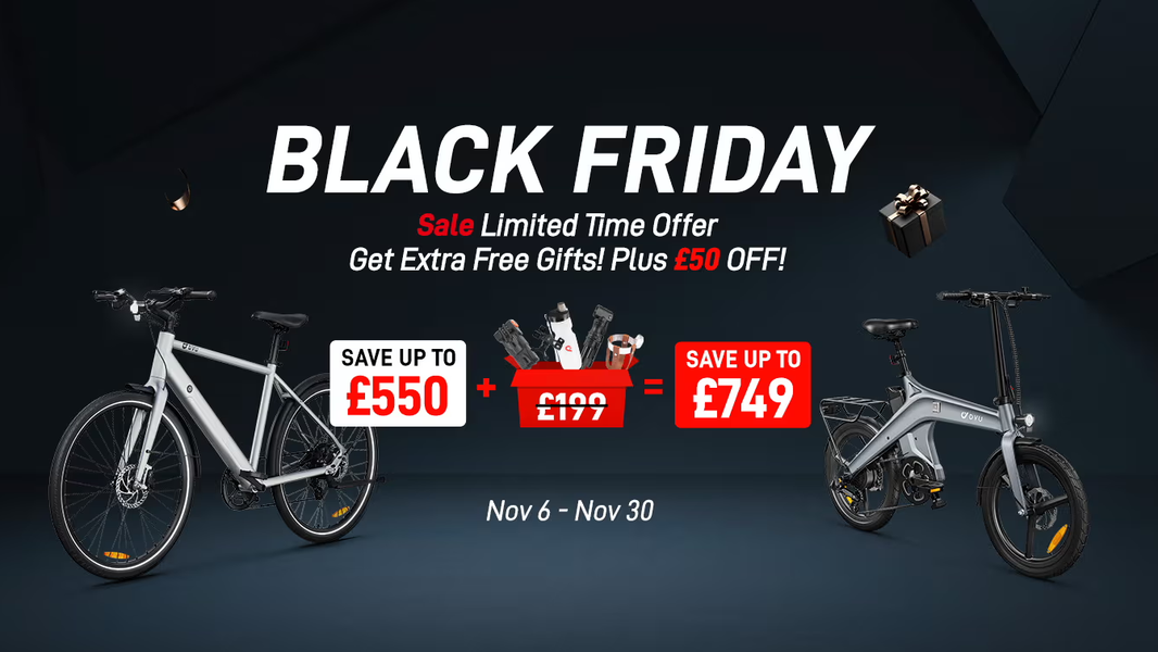 Want to Elevate Your Ride? Don't Miss Out on DYU's Black Friday & Cyber Monday E-Bike Sales!