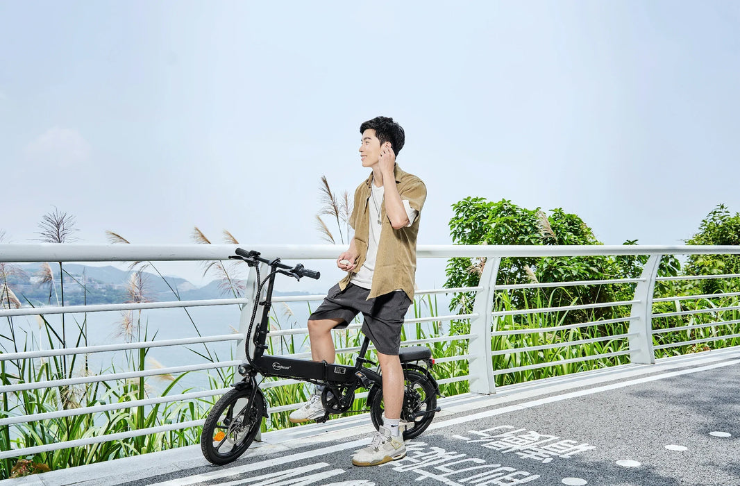 DYU A1F Pro basket e-bike shopping guide UK coastal path
