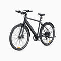 Sleek black DYU Stroll 1 electric bike with minimalist design and straight handlebars.