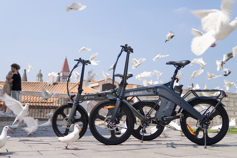 DYU T1 Pedal-Assist Drehmomentsensor faltbares Elektrofahrrad