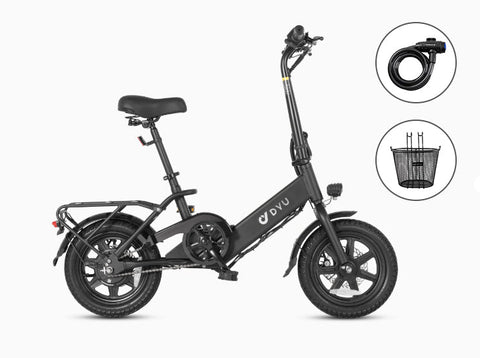 DYU C3 14 Inch Folding Ebike