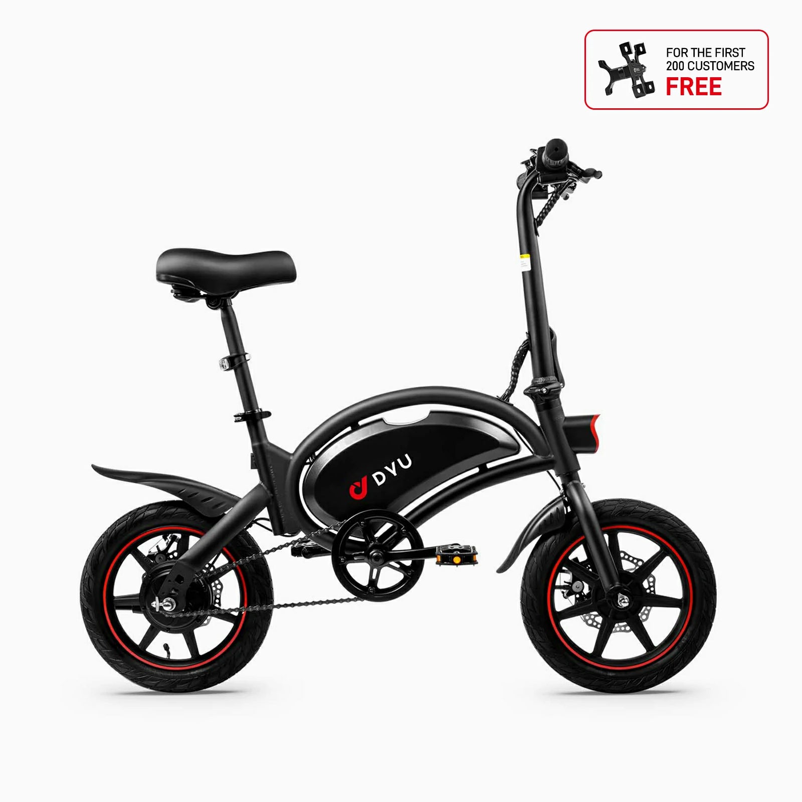 DYU D3F 14 Inch Mini Folding Electric Bike