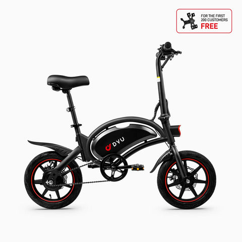 DYU D3F 14 inch mini opvouwbare elektrische fiets