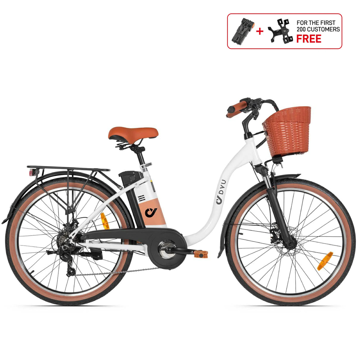 DYU C6 Pro 26 Inch City Electric Bike