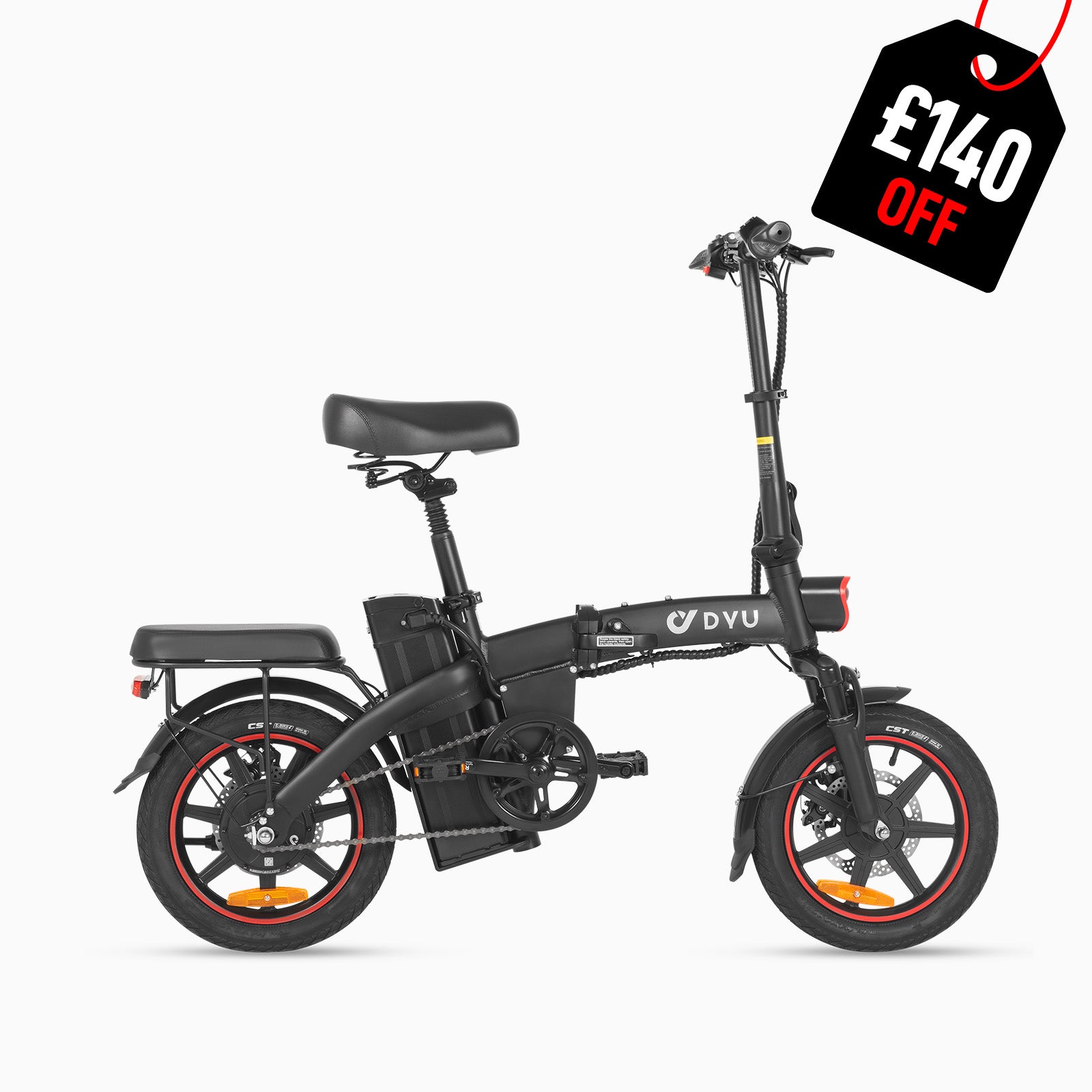 DYU A5 14 Inch Full Foldable Electric Bike