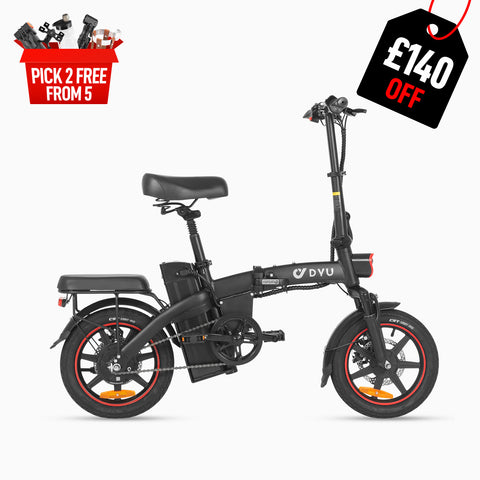 DYU A5 14 Inch Full Foldable Electric Bike