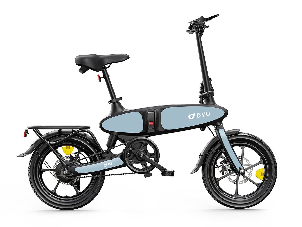 Compact 16 Inch Folding E Bike Easy Commuting DYU UK