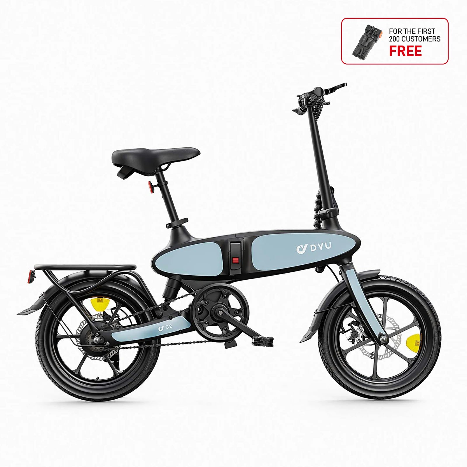 DYU C2 16 Inch Full Folding Electric Bike