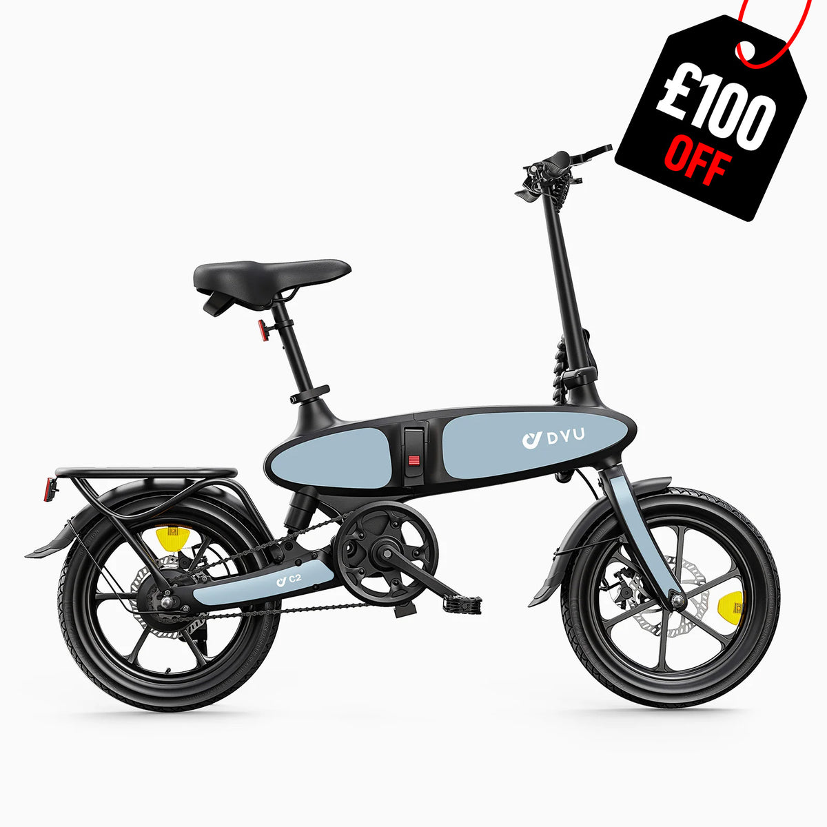 DYU C2 16 Inch Full Folding Electric Bike