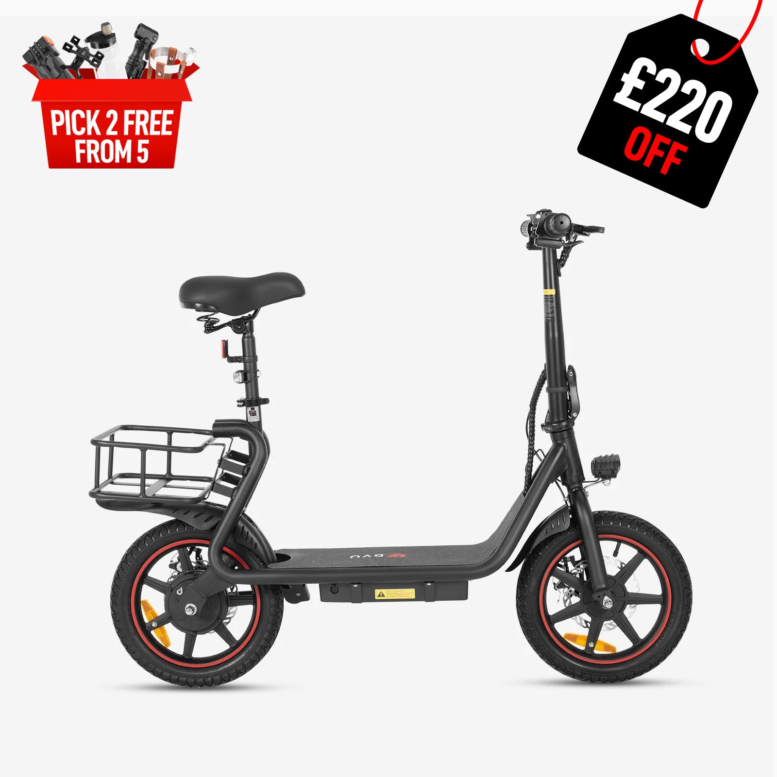 DYU C4 14 inch Foldable E-Bike