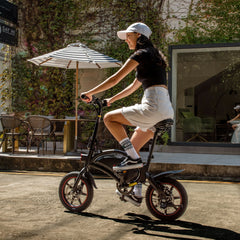 DYU D3F 14 inch mini opvouwbare elektrische fiets
