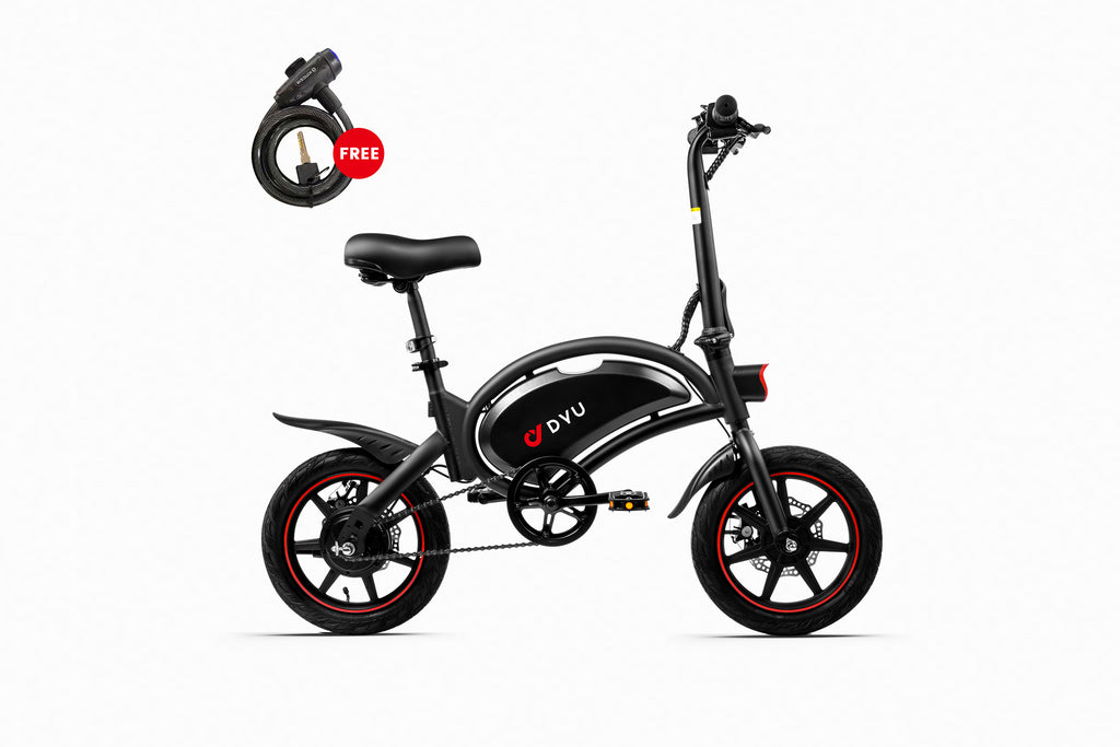 DYU D3F 14 Zoll Mini-Klapp-Elektrofahrrad