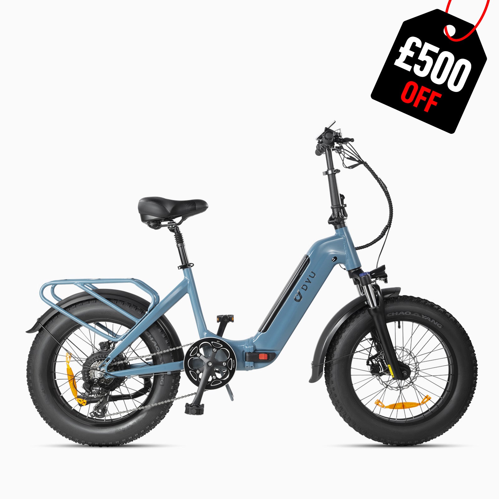 DYU FF500 20 Inch Fat Tire Electric Bike