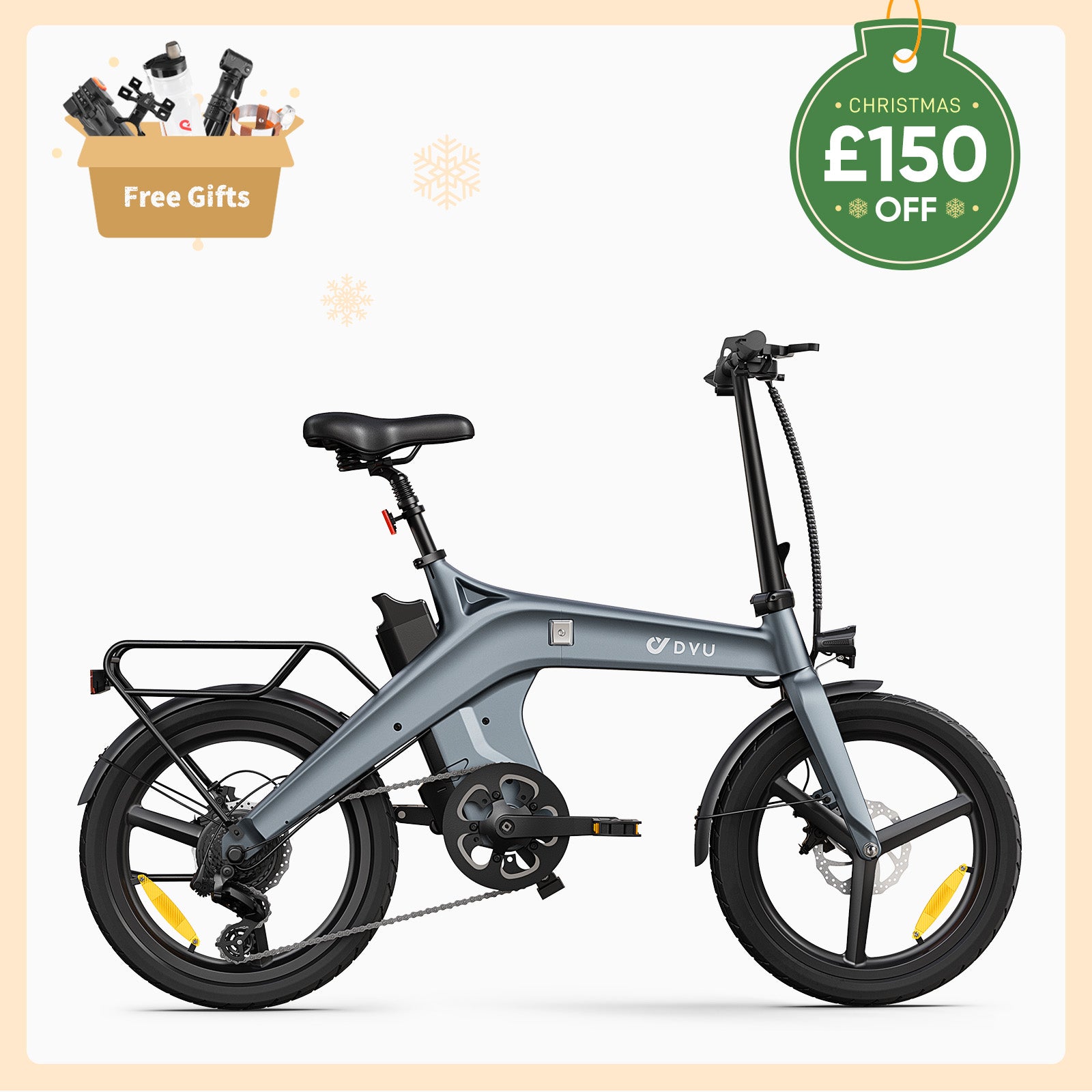 DYU T1 20 Inch Foldable Electric Bike