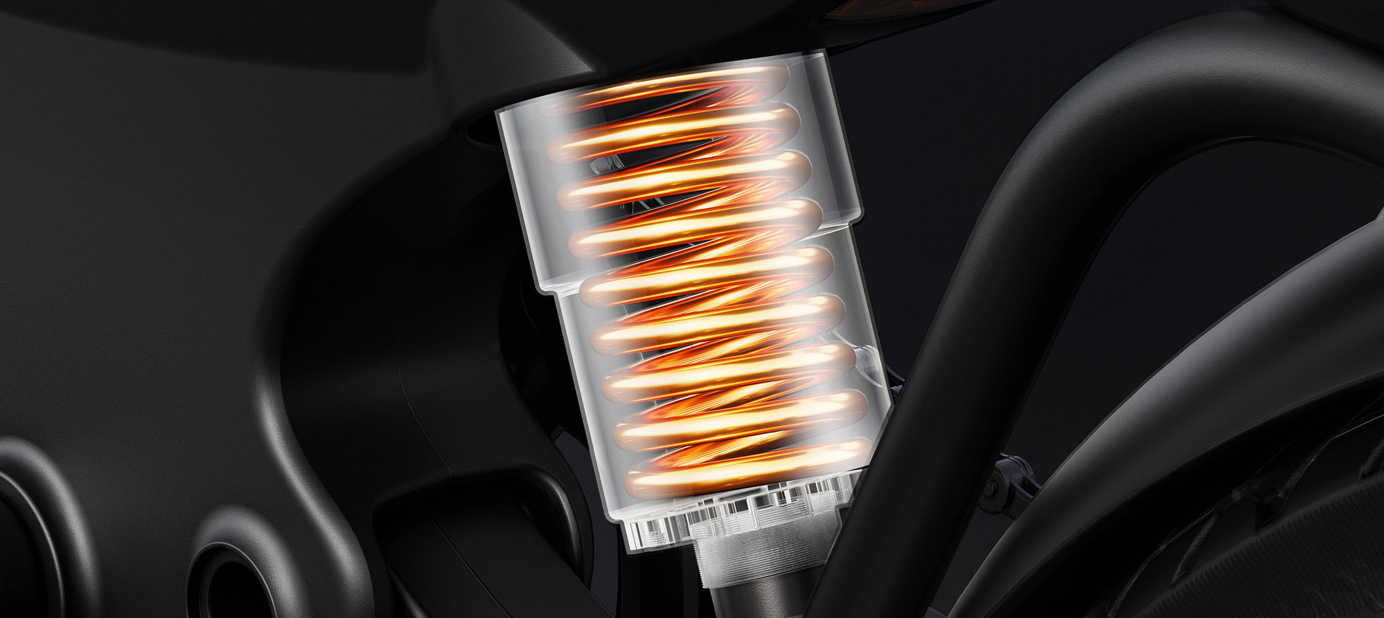 DYU C2 Electric Bike with Mid-Mounted Shock Absorption System and Seat Cushioning for Enhanced Comfort.